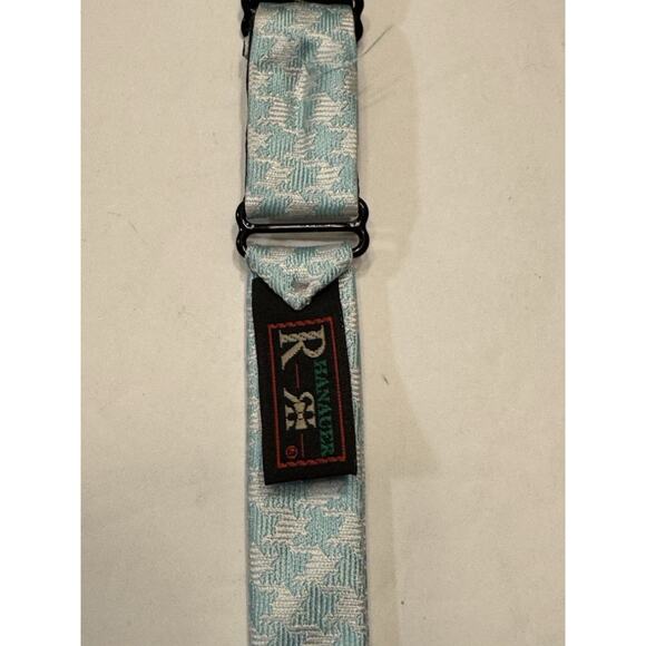 R Hanauer bow tie Silk Carolina Blue UNC Tarheels Made In USA Checkered - Picture 7 of 9